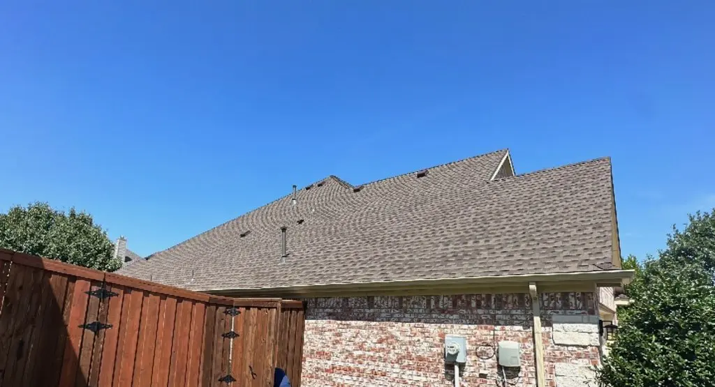 Completed roof replacement project in Ohio